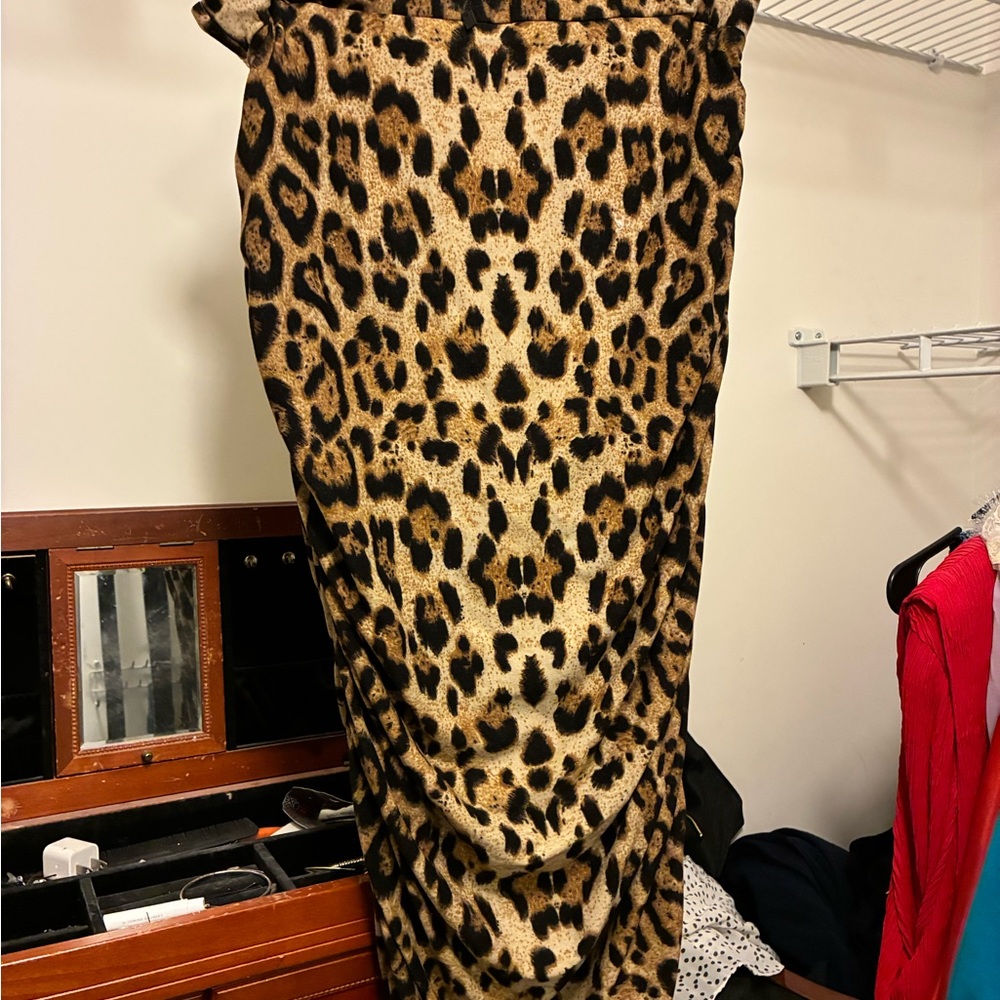 Leopard Print Scarf